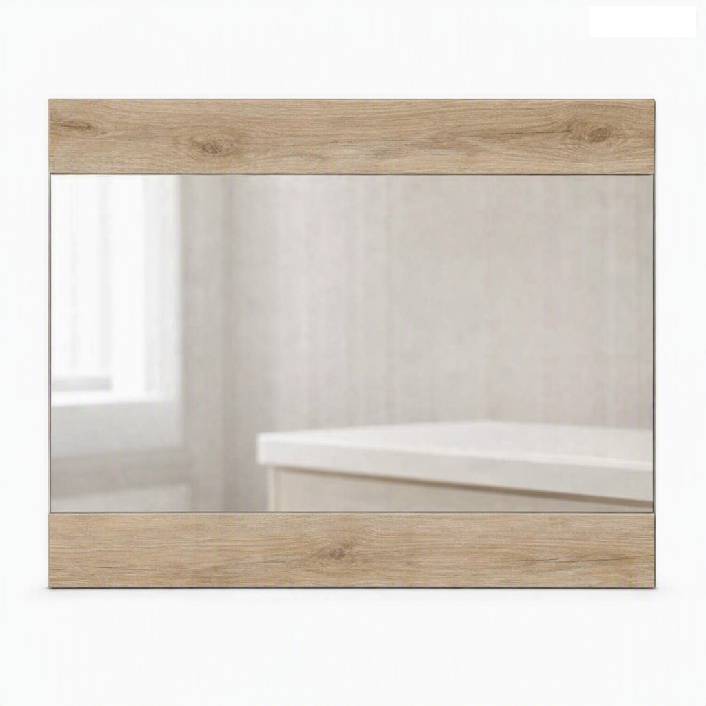 Miroir de salle de bains 95 x 70 cm MDF — Réf. DST216