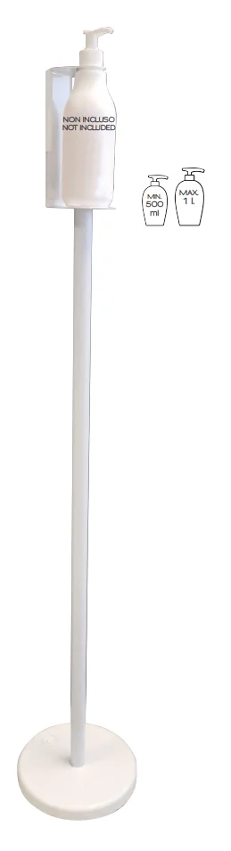 Support au sol pour distributeur de gel hydroalcoolique — Réf. DST013