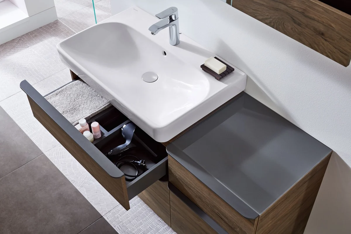 Lavabo Keramag square 90 cm / Collection Smyle — Réf. KER003
