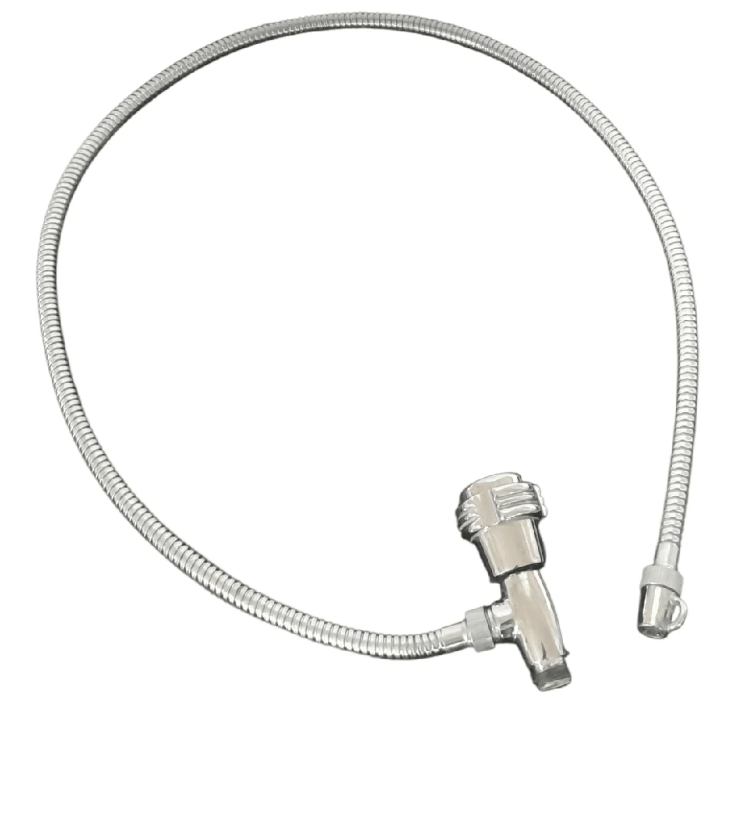 Mitigeur de WC Ottone Meloda avec flexible (avec des rayures apparentes) — Réf. DST165