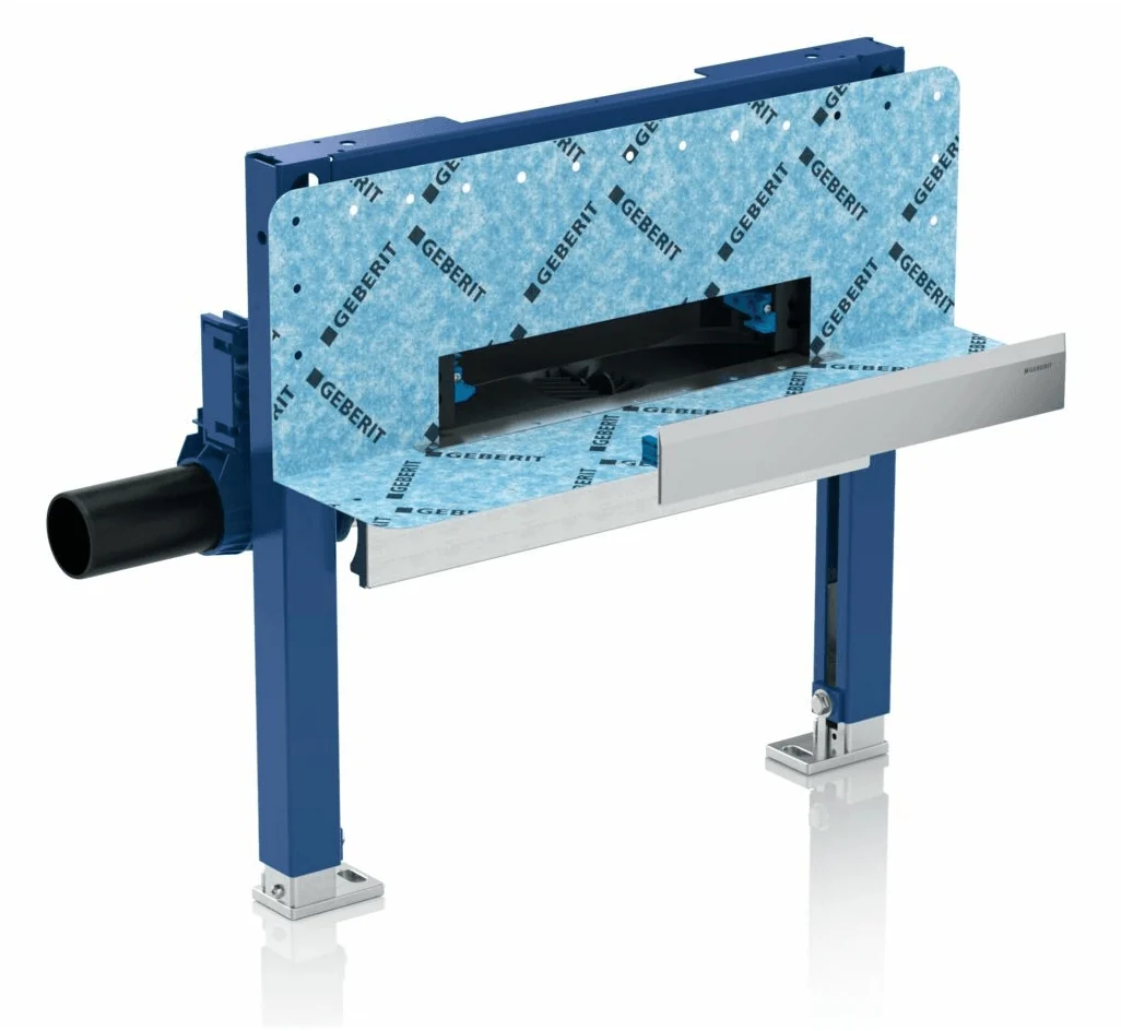Pack complet : Bâti-support Geberit Duofix pour douche avec set de finition pour évacuation murale — Réf. GEB035