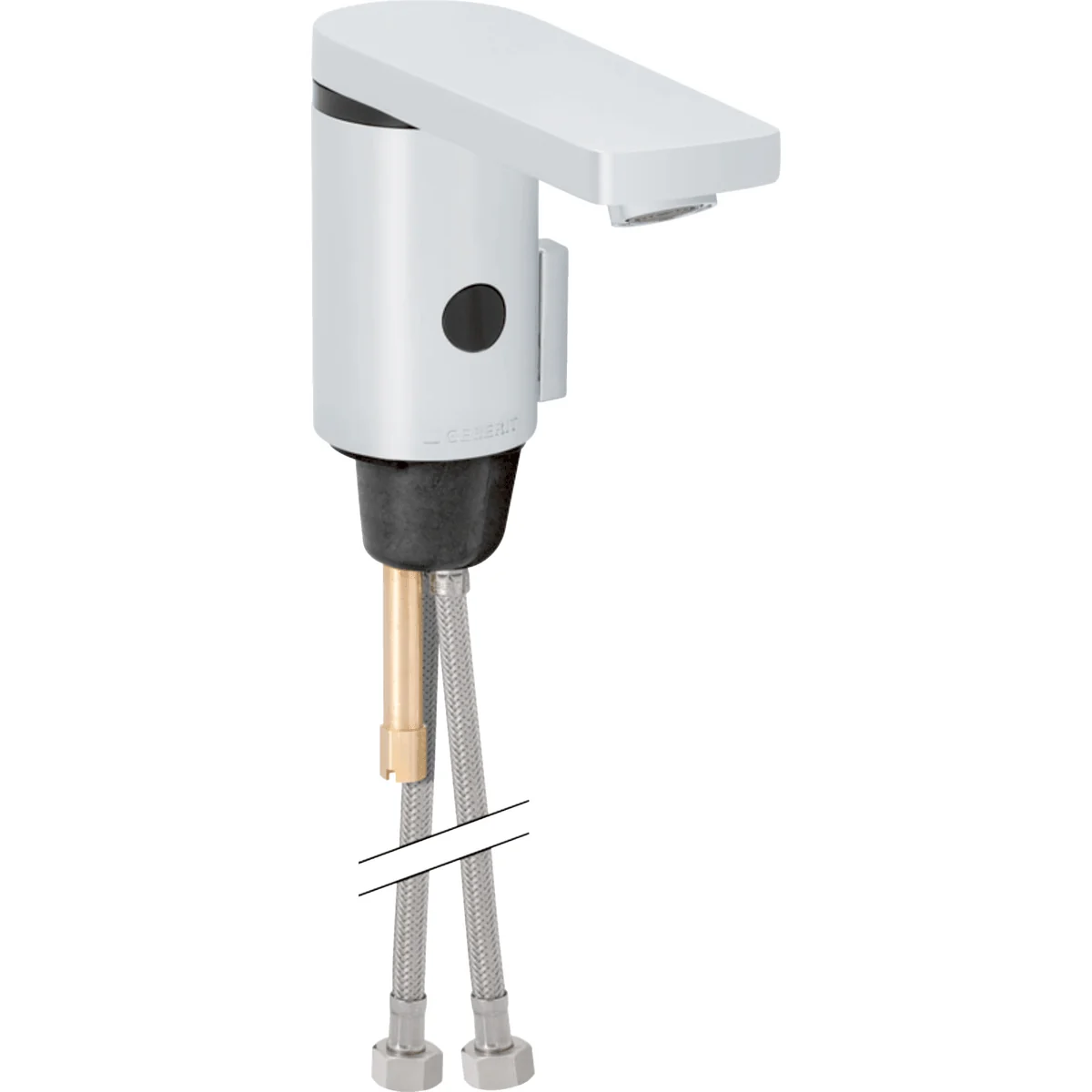 Mitigeur de lavabo Geberit Type 186 alimentation par pile — Réf. GEB038