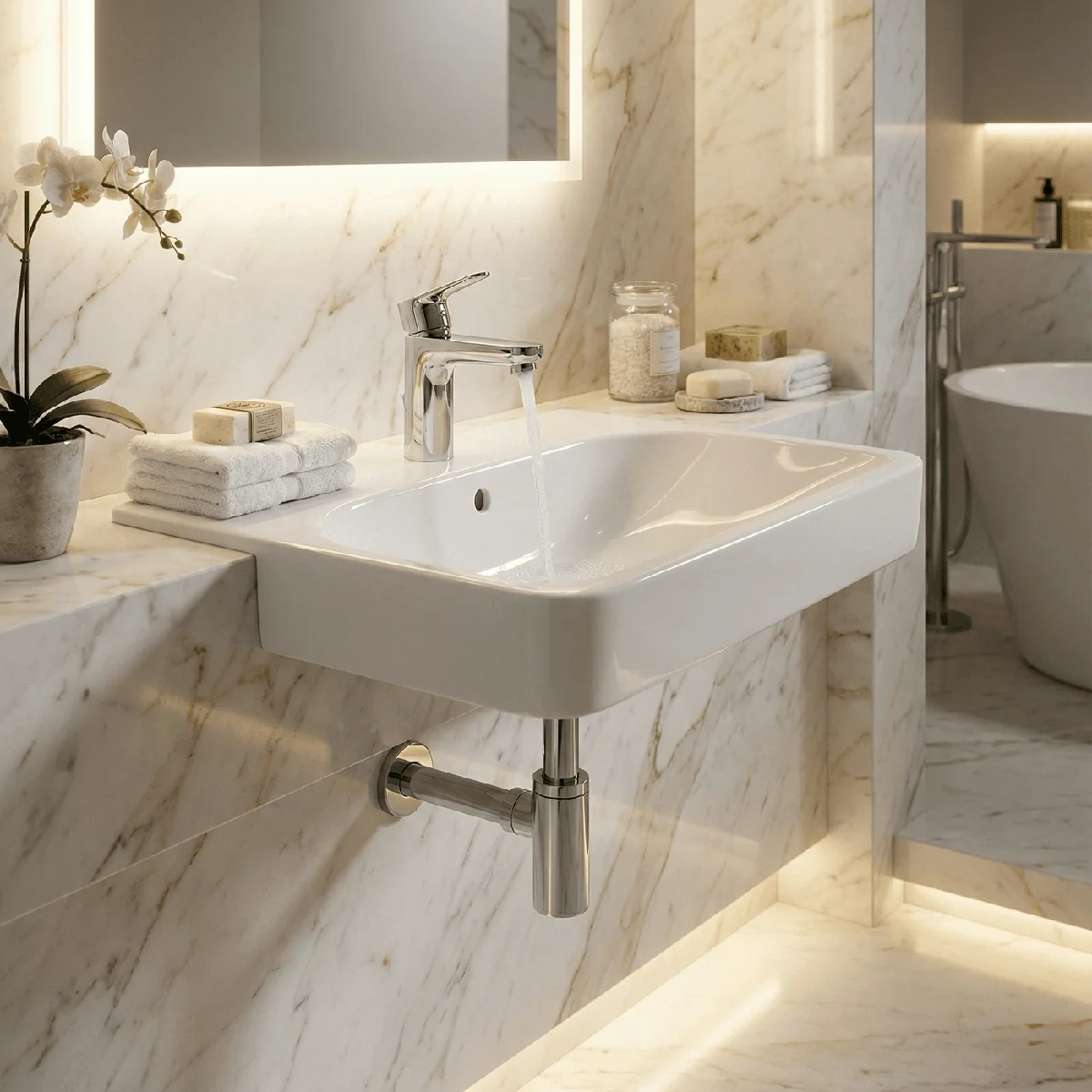 Lavabo Keramag Smyle 60 cm — Réf. KER002