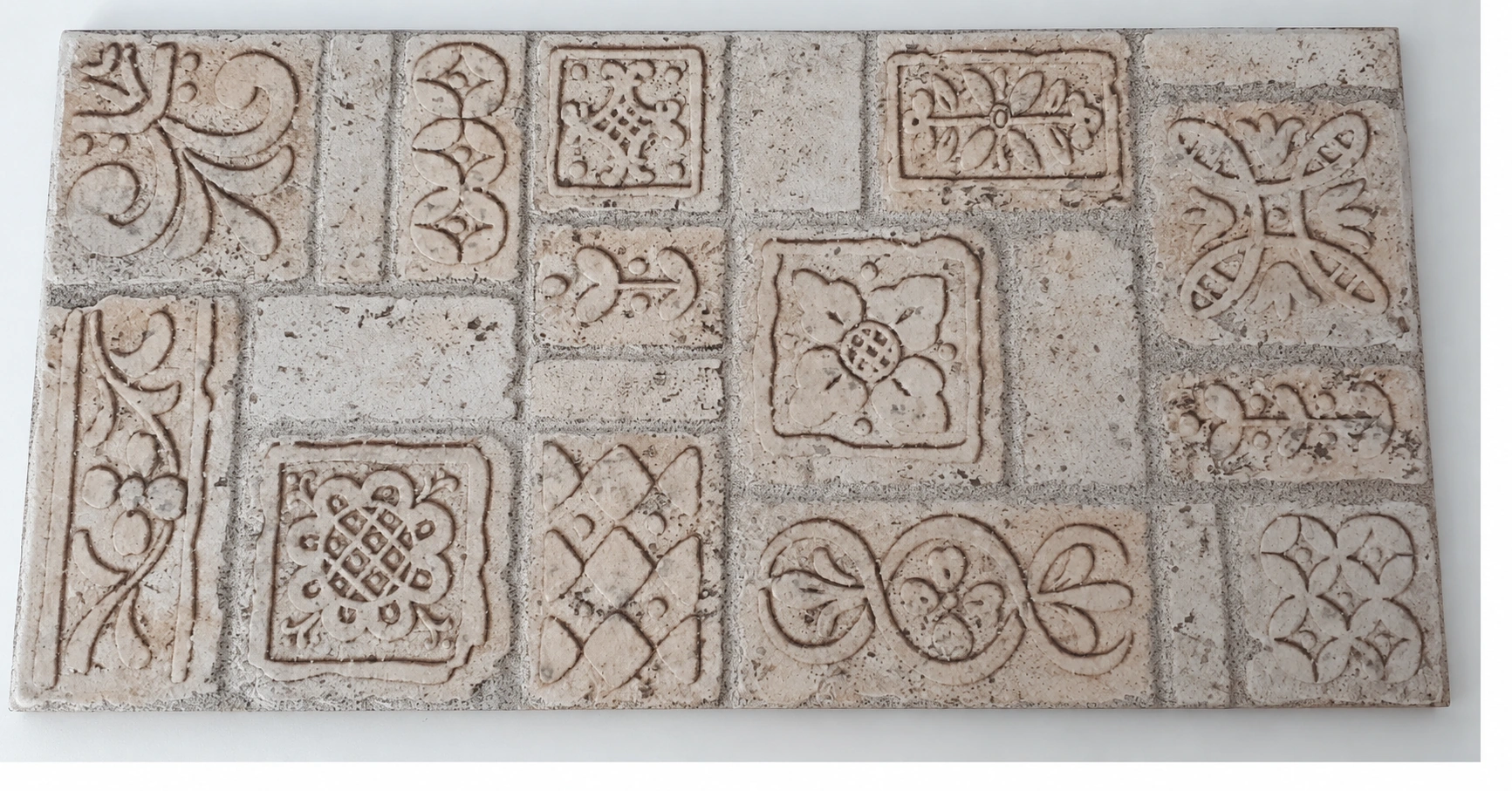 Frise Vives 20,5 x 41 cm — Collection Cenefa Tunicia Siena — Réf. DST079