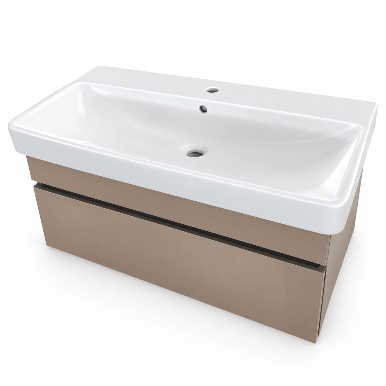 Plan-vasque Smyle 90 cm avec meuble — Réf. DST132