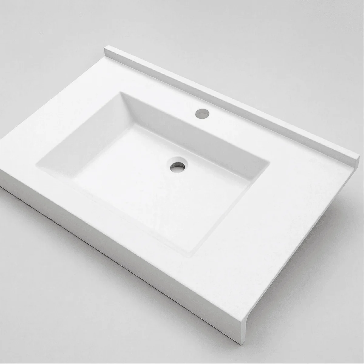 Plan-vasque Vita 80 cm côtés ouverts — Réf. DST101