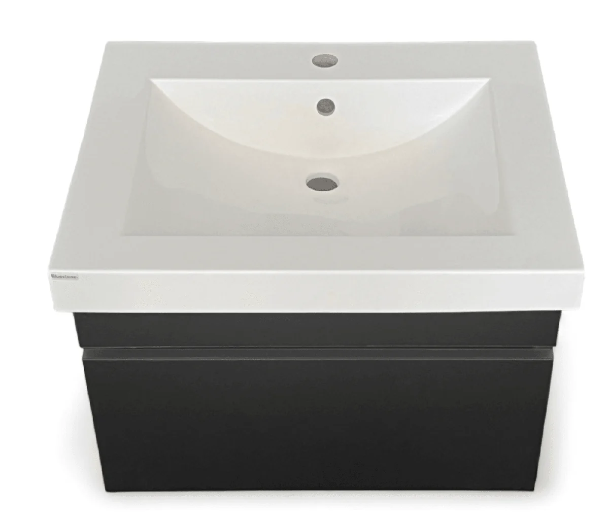 Plan-vasque Spazio 60 cm avec meuble et miroir — Réf. DST127