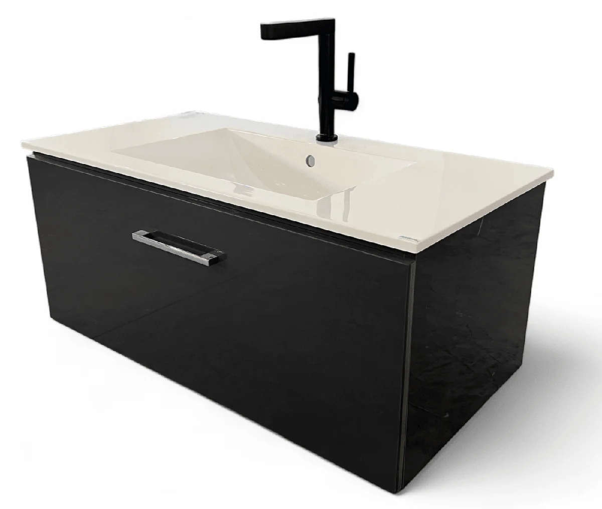 Plan-vasque Comete 96 cm avec meuble (sans mitigeur de lavabo) — Réf. DST130
