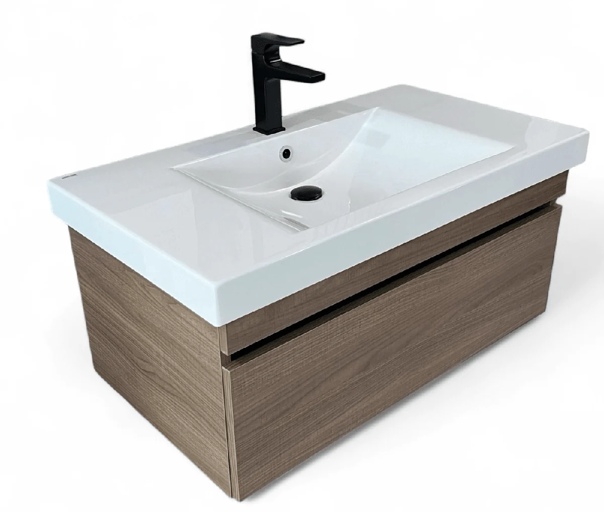 Plan-vasque Spazio 90 cm avec meuble (sans mitigeur de lavabo) — Réf. DST125