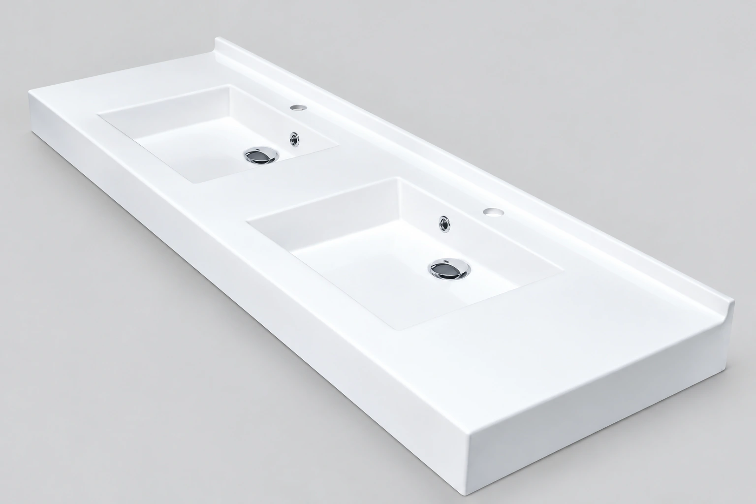 Plan-vasque double Vita 160 cm — Réf. DST120